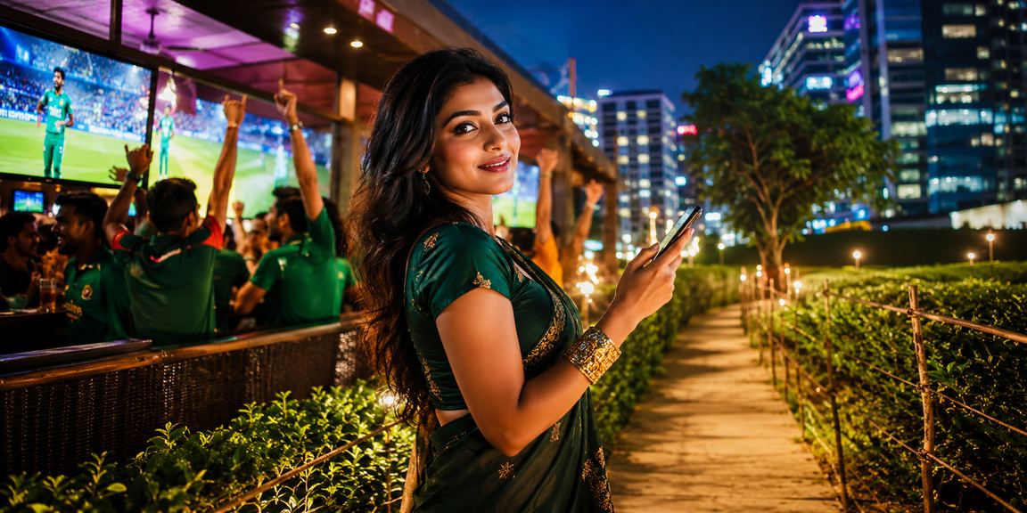 ঢাকায় চা বাগানের পাশে ক্রিকেট বেটিং উপভোগ করছেন একজন ব্যবহারকারী