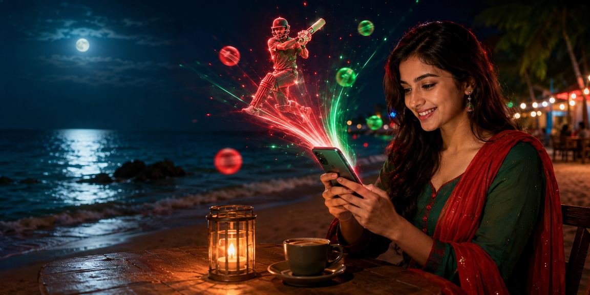 A stake User Enjoying Cricket Betting in Saint Martin's Island